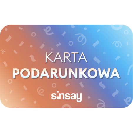 Karta Podarunkowa Sinsay 300 zł