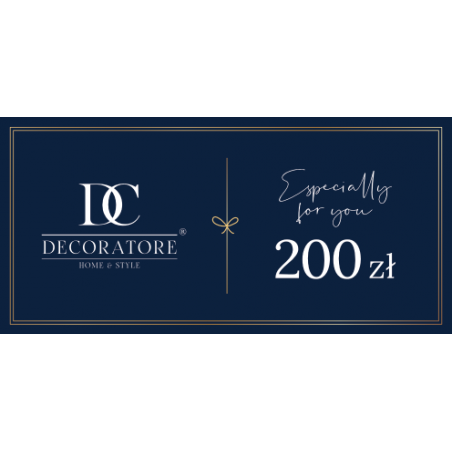Bon podarunkowy Decoratore 200 zł