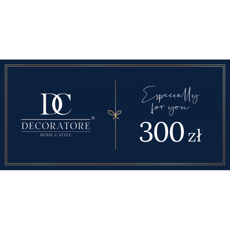 Bon podarunkowy Decoratore 300 zł