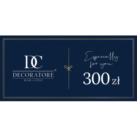 Bon podarunkowy Decoratore 300 zł