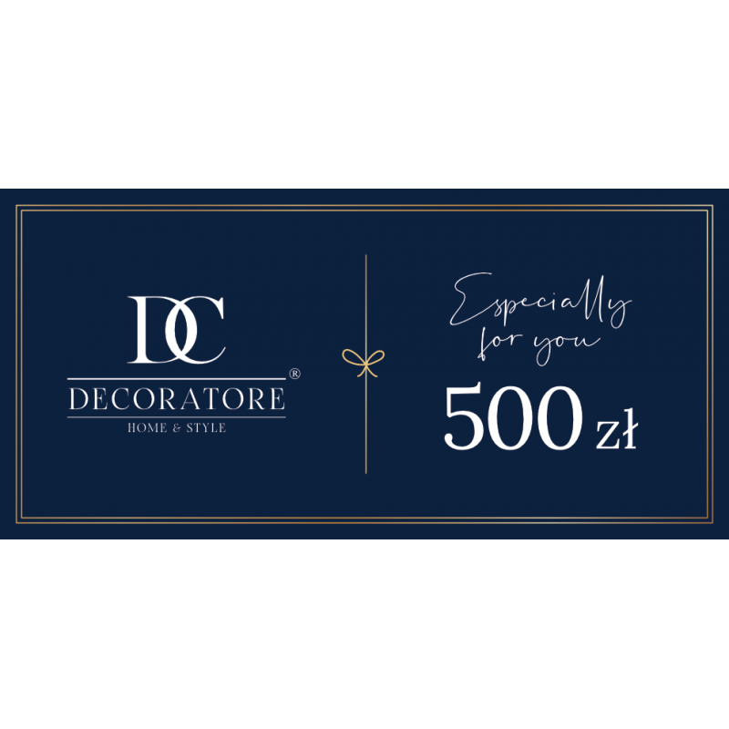 Bon podarunkowy Decoratore 500 zł