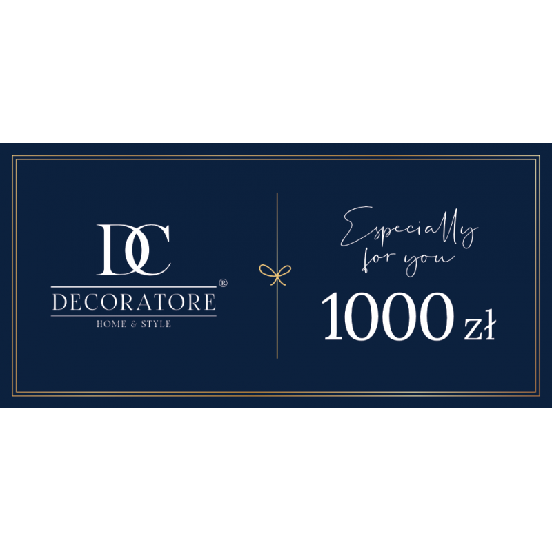 Bon podarunkowy Decoratore 1000 zł