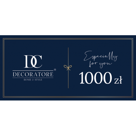 Bon podarunkowy Decoratore 1000 zł