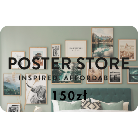 Elektroniczna Karta Podarunkowa Poster Store 150 zł