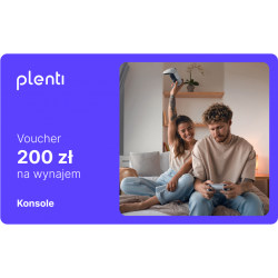 Voucher Plenti 200 zł- wynajem dowolnej konsoli stacjonarnej lub mobilnej