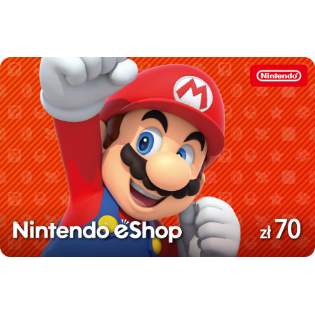 Elektroniczna karta podarunkowa Nintendo eShop 70 PLN
