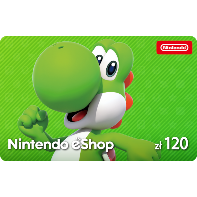Elektroniczna karta podarunkowa Nintendo eShop 120 PLN