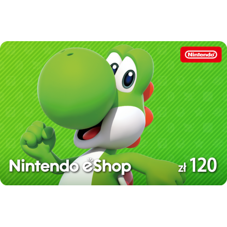 Elektroniczna karta podarunkowa Nintendo eShop 120 PLN