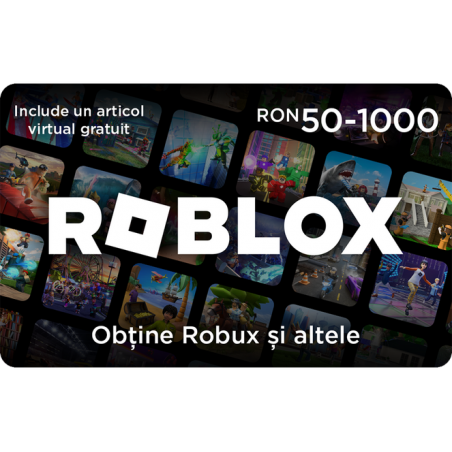 Card cadou electronic Roblox 50